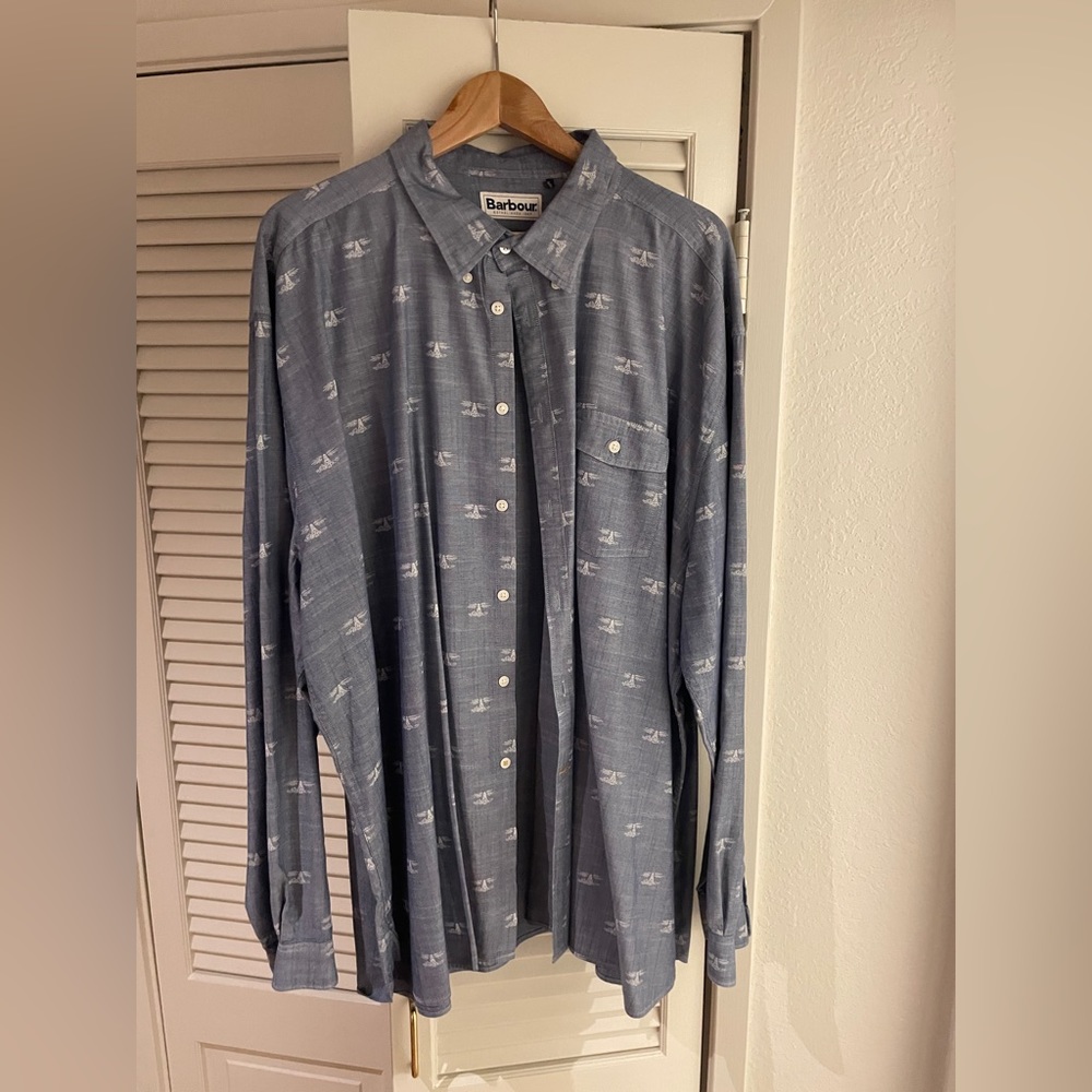Barbour Lighthouse Print Woven Shirt